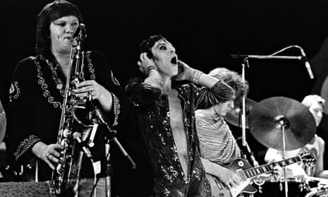 Bobby Keys playing with the Rolling Stones in 1973.