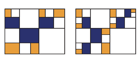 plastic rectangles