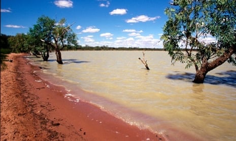Thunda Lake in south-west Queensland is one area of traditional land that could be affected by mining
