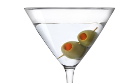 Martini - with olives. 