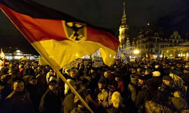 Thousands Gather In Dresden For Anti-Islam Protest