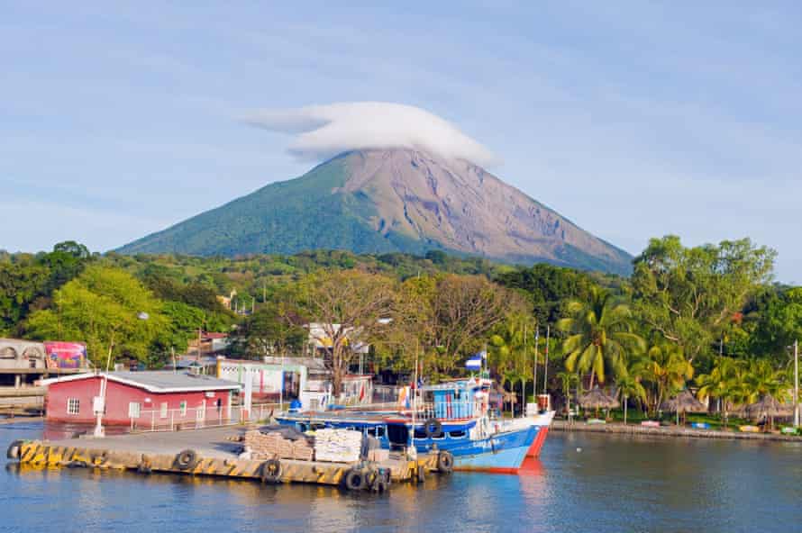 Concepcion volcano and Ometepe island, Nicaragua.