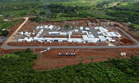 Kerry Town Ebola treatment centre in Sierra Leone