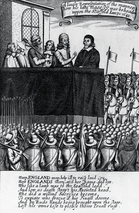 The execution of King Charles I at Whitehall on 30 January 1649