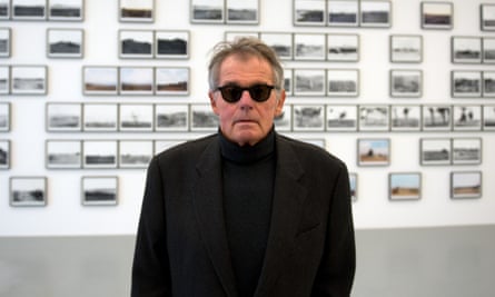 Lewis Baltz, photographer, at one of his exhibitions in Germany in 2012