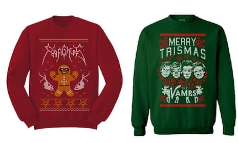 Shopmerchgame Metallica Heavy Metal Christmas Sweater Hail Santa