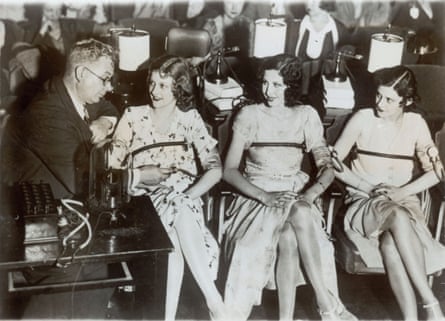 William Marston performs a test to determine which of the three women would make the best gambler.