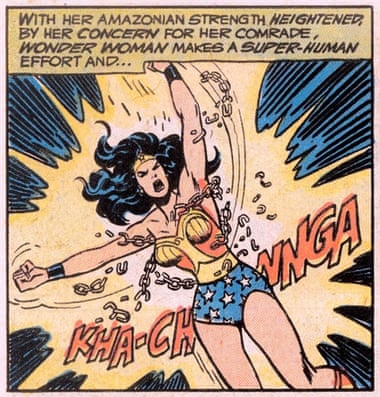 Panel from Wonder Woman comic