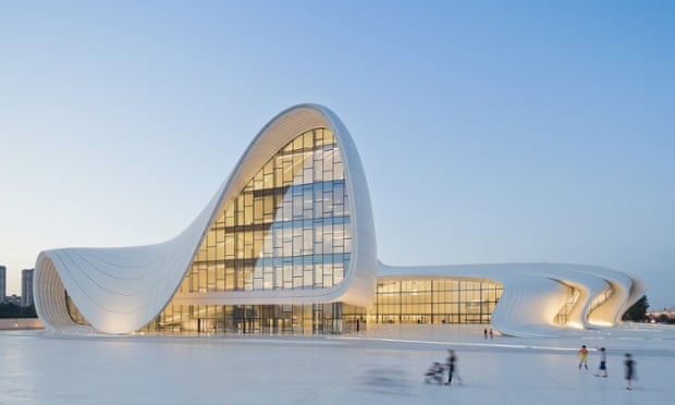 Heydar Aliyev Center, Baku, Azerbaijan, designed by Zaha Hadid and Patrik Schumacher