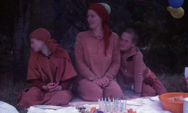 Shishy, centre, was considered second-in-command of the Ashram and had sex with a 14-year-old