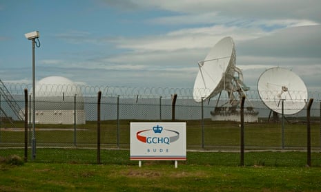 Satellite dishes at GCHQ outpost in Cornwall near where transatlantic fibre-optic cables come ashore