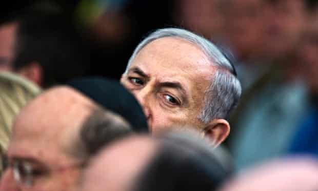 Binyamin Netanyahu attends a reinterment ceremony