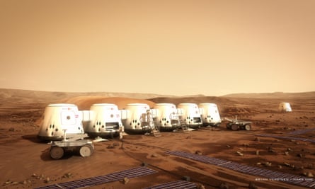 An image from Mars One, a not-for-profit organisation aiming to establish a human colony on the planet.