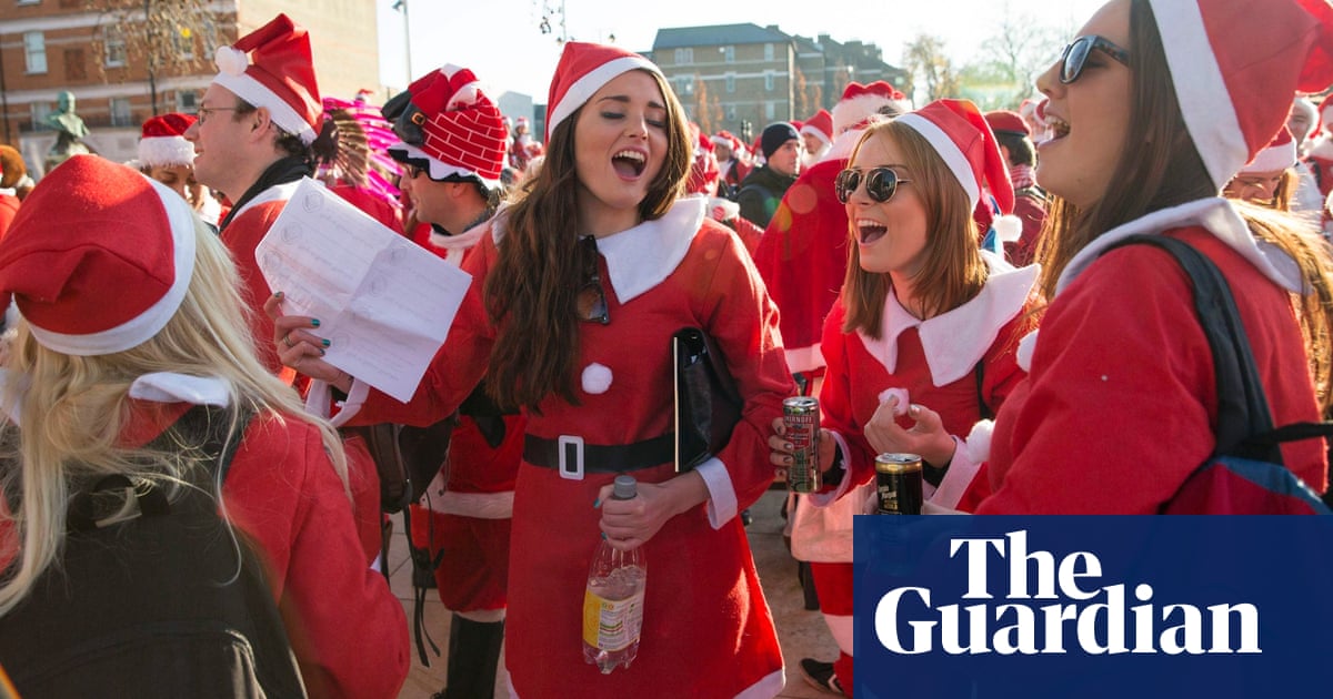 Santa Runs Around The World In Pictures Life And Style The Guardian 2022 Santacon Venue Map