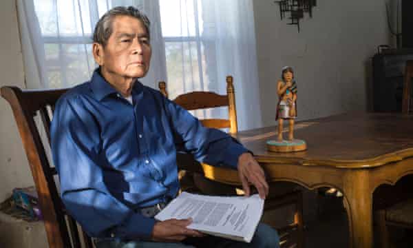 Vernon Masayesva , former chairman of the Hopi tribe and founder and director of the Black Mesa Trust
