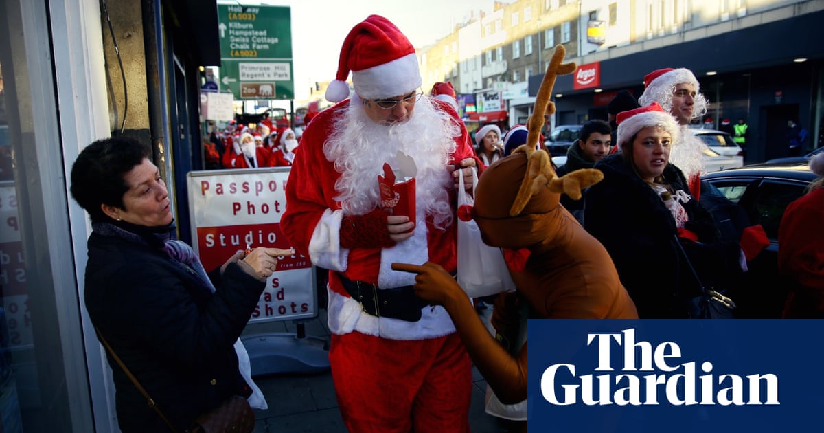 Santacon Be Nice To The Police And Don T Throw Sprouts Christmas The Guardian Camden Christmas By The Sea 2021 Parade Route