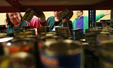 Emergency Food Banks Stretched As More And More People Struggle To Pay Their Bills