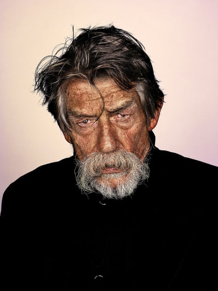 'It’s not the beard, it’s the person wearing the beard': Brock Elbank took shots of a wide array of people, including John Hurt.