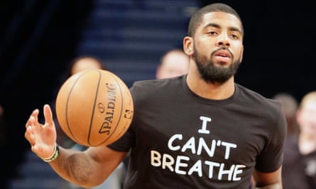 NBA players sport 'I can't breathe' shirts
