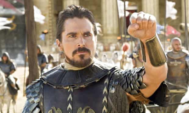 Christian Bale Defends Ridley Scott Over Exodus Whitewashing Exodus Gods And Kings The Guardian