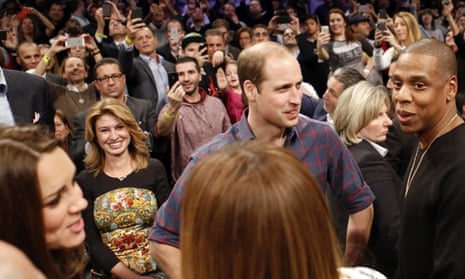 Prince William and Jay-Z, and Kate and Beyoncé have a chinwag.