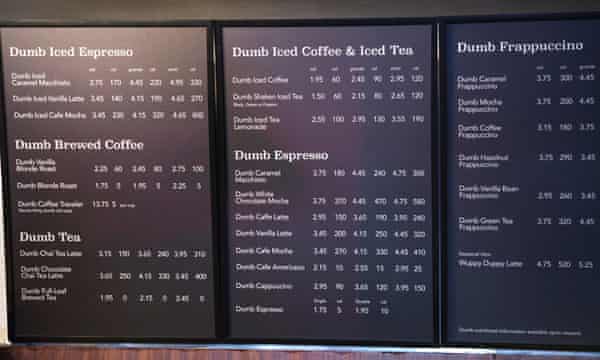 Starbucks top menu uk