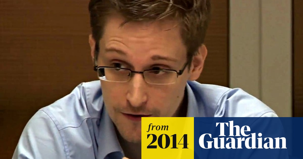 Everyone is under surveillance now, says whistleblower Edward Snowden