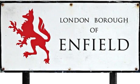 Enfield borough sign