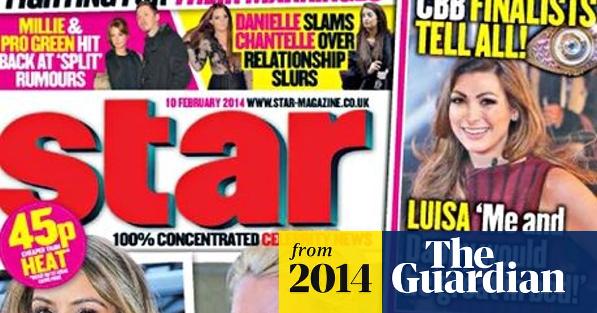 Richard Desmond's Star magazine enters top ten for women's weeklies