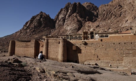 St Catherine's monastery, at the foot of Mount Sinai … where the Codex Sinaiticus, a mid-4th-century
