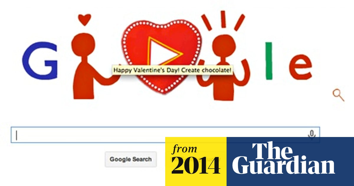 Valentine's Day celebrated by Google Doodle Google doodle The Guardian