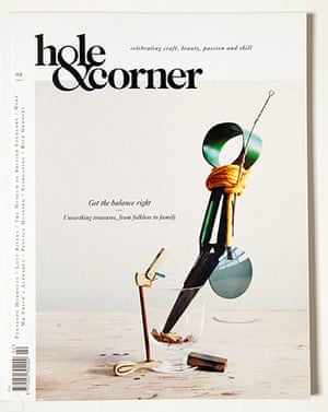 Magazine design: Magazine design Hole & Corner magazine