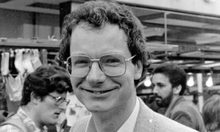 Chris Smith, on the campaign trail age 31 in the 1980s.