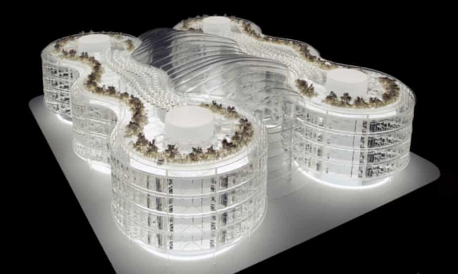 Biomimetic office … This low-energy building is inspired by the spookfish, brittle sea star and living stone plant.