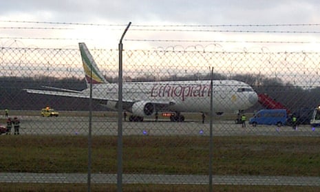 The hijacked Ethiopian Airlines flight landed in Geneva.