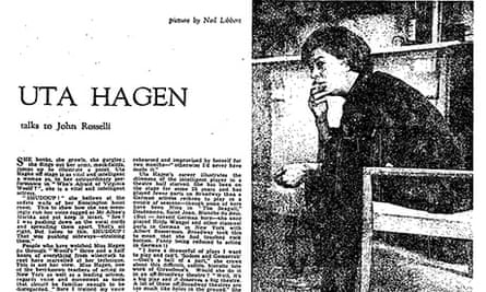 Uta Hagen interview in the Guardian, 19 February 1964