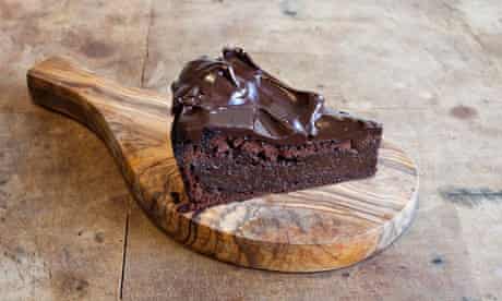 Flour-less chocolate cake at Chriskitch, Tetherdown, Muswell Hill, London