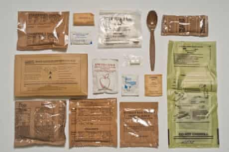 US Army ration pack.