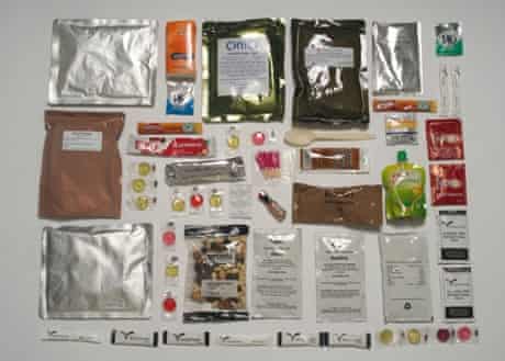 British Army ration pack.