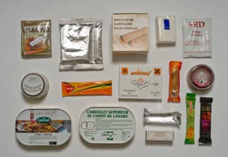 French Army ration pack.