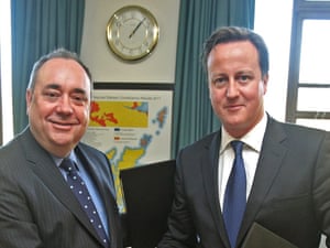Alex Salmond and David Cameron
