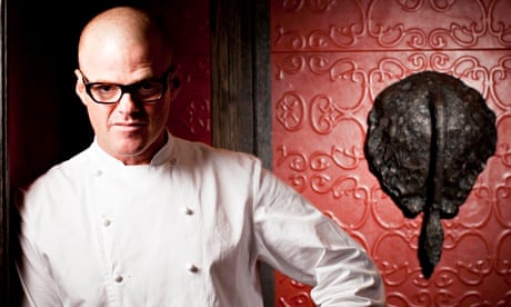 Heston Blumenthal photographed at Dinner