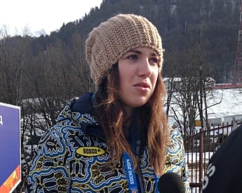 Ukrainian skier Bogdana Matsotska