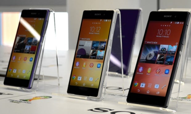 Sony Xperia Z2 Android smartphone