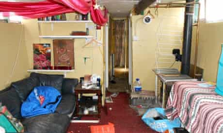 Living conditions on the barge