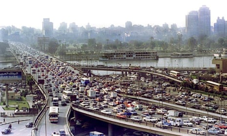 Traffic congestion in Cairo
