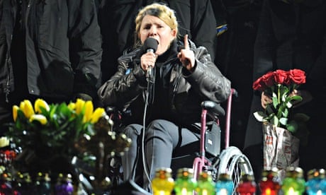 The former Ukrainian prime minister Yulia Tymoshenko