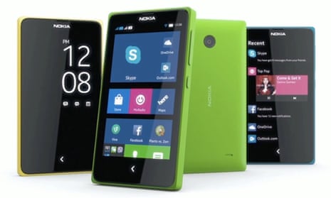 Nokia X Android smartphones