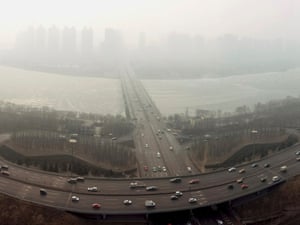 Pollution in Shenyang, China