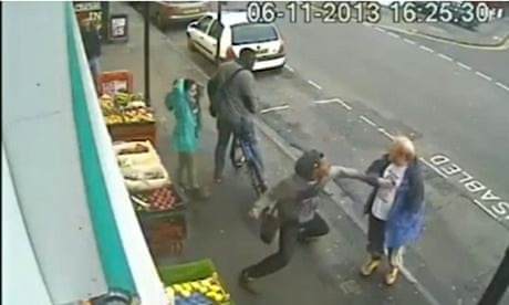 CCTV footage of attack on Andrew Young